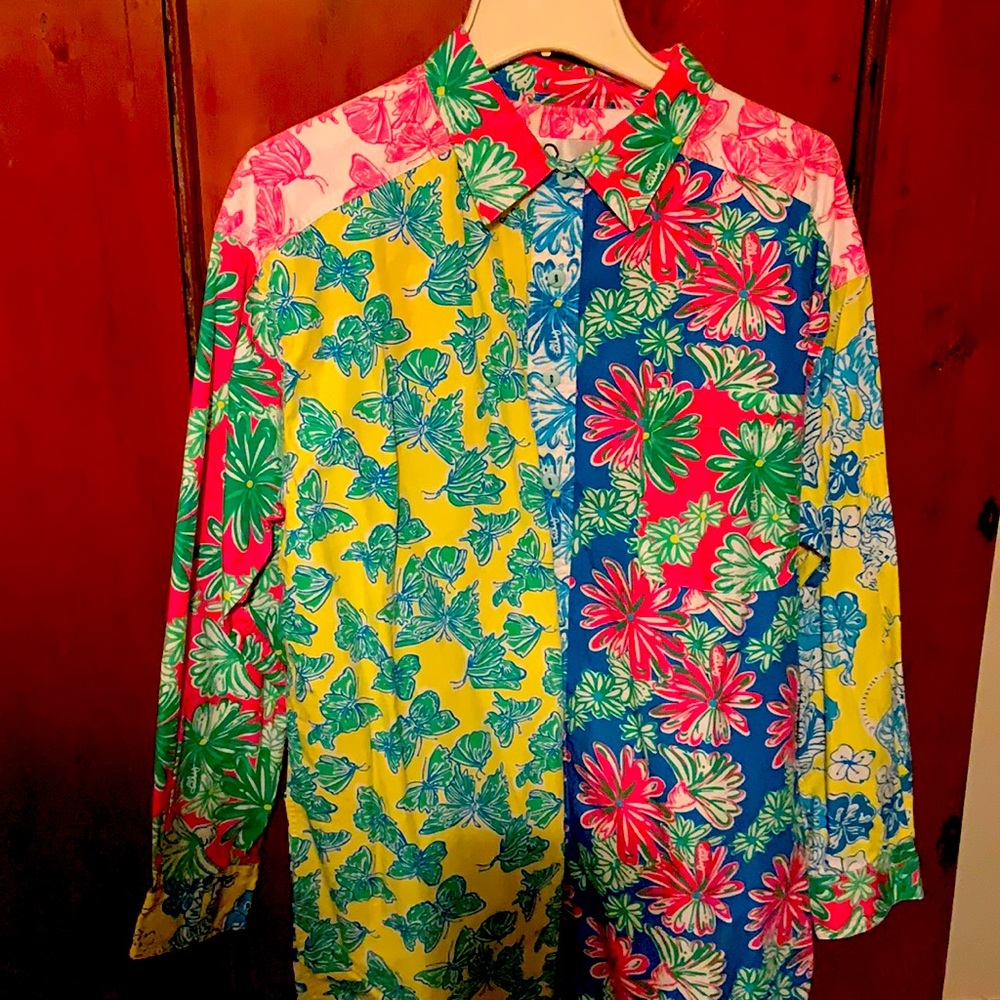 Vintage Lilly Pulitzer button down shirt